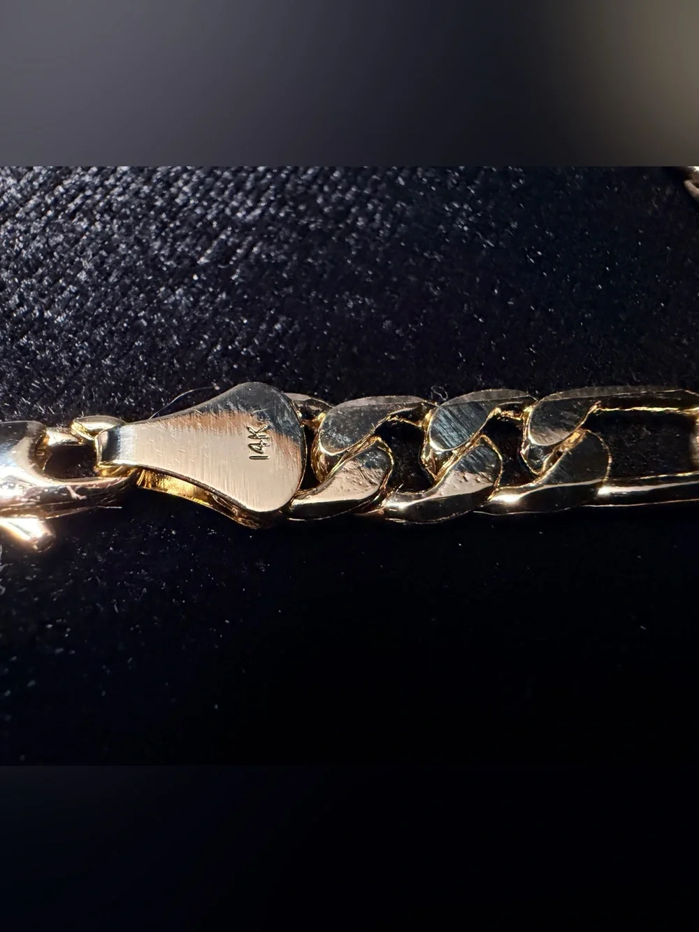 Figaro 20in 8.5MM 14K Stamped Gold Filled Necklace. Get noticed! Brand New.